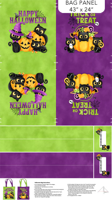 Double Bubble Kitty Trouble Bag Panel