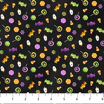 Double Bubble Kitty Trouble Black Multi