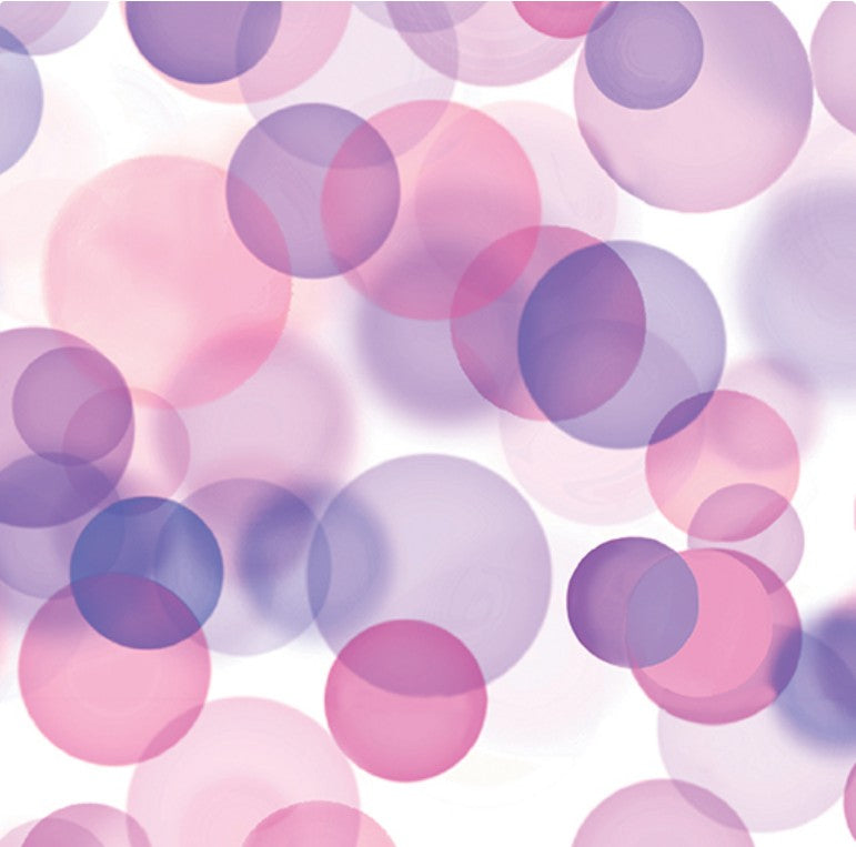 Bubbles Lilac 108" Wide Back