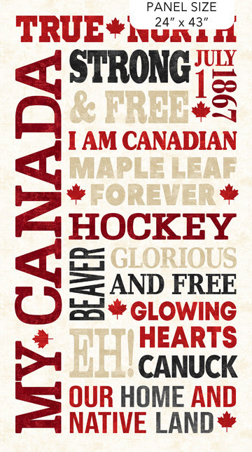 Canadian Classics 3 Cream Multi Panel
