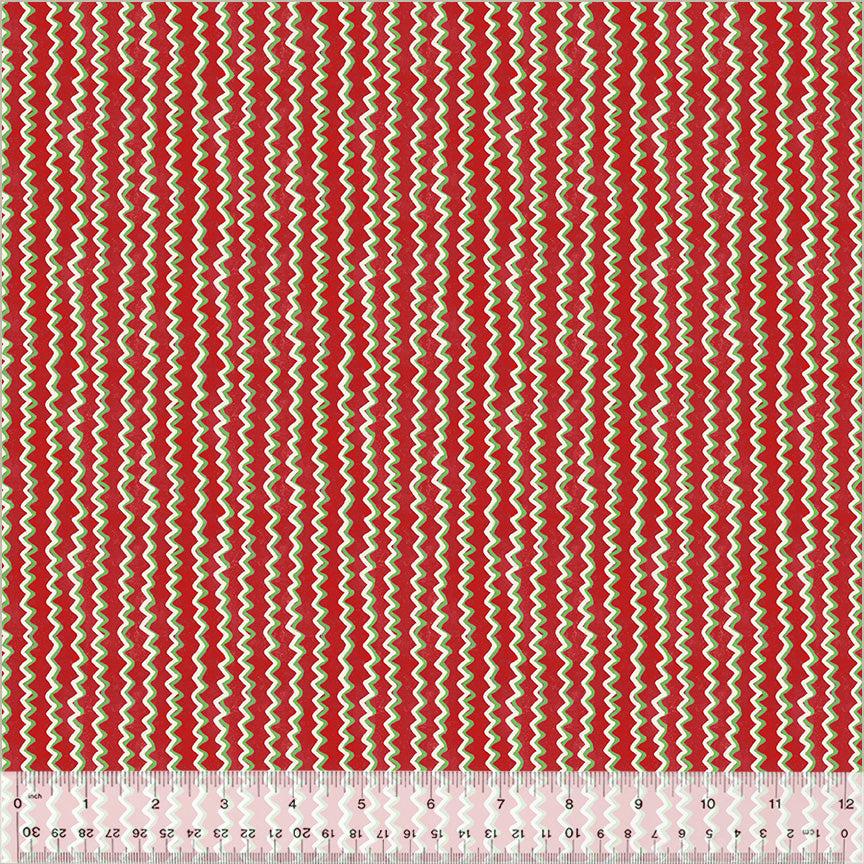 A Very Terry Christmas Chevron Stripe Red
