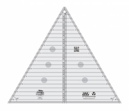 Creative Grids Ruler 60 Degree Triangle 12in Finish
