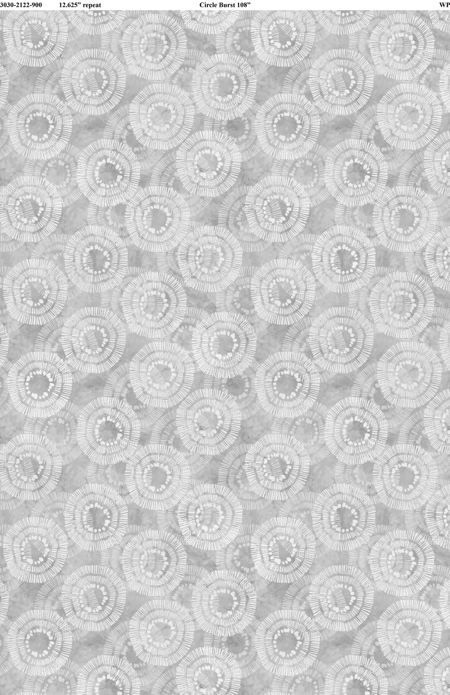 Essential 108" Circle Burst Grey