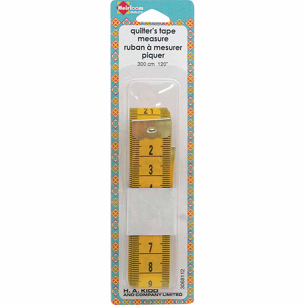 HEIRLOOM Quilters Tape Measure Extra Long