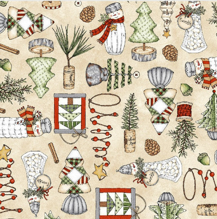 Homemade Holidays Decorations Cream