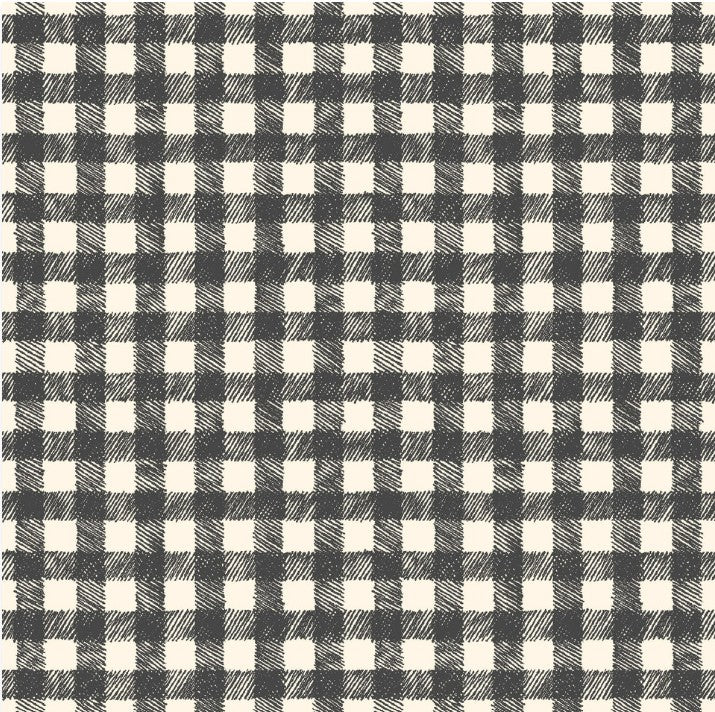 FQ Homemade Holidays Woven Check Grey