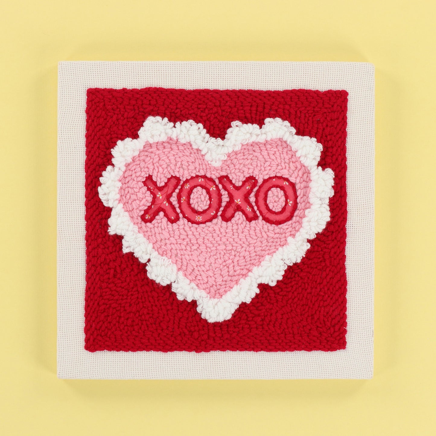 Punch Needle Hugs and Kisses