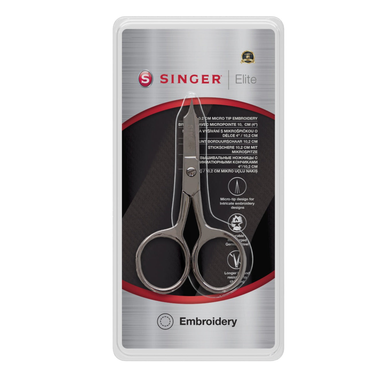 MICRO TIP EMBROIDERY SCISSORS 4in