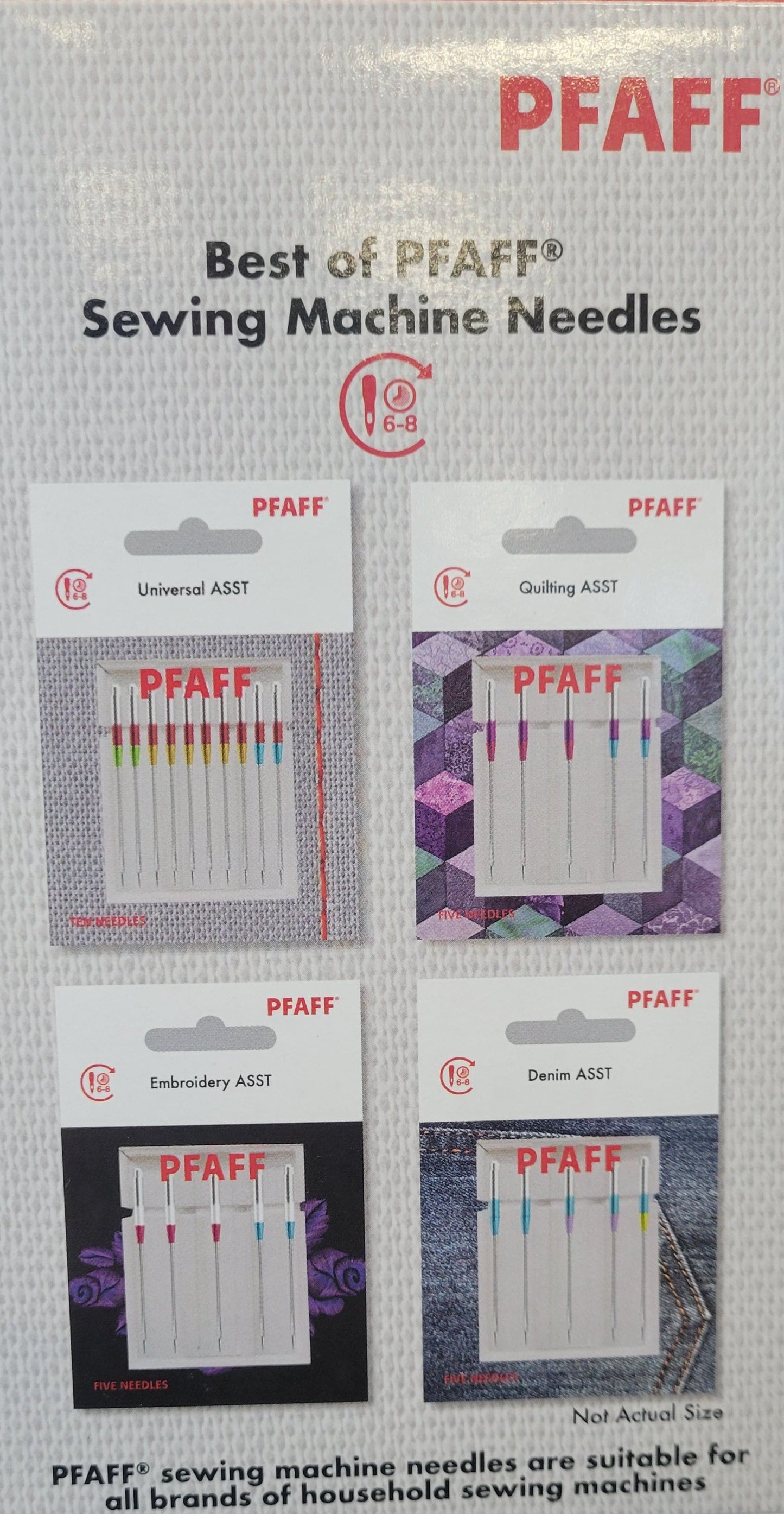PFAFF - Sewing Machine Needles 4 PK Bundle