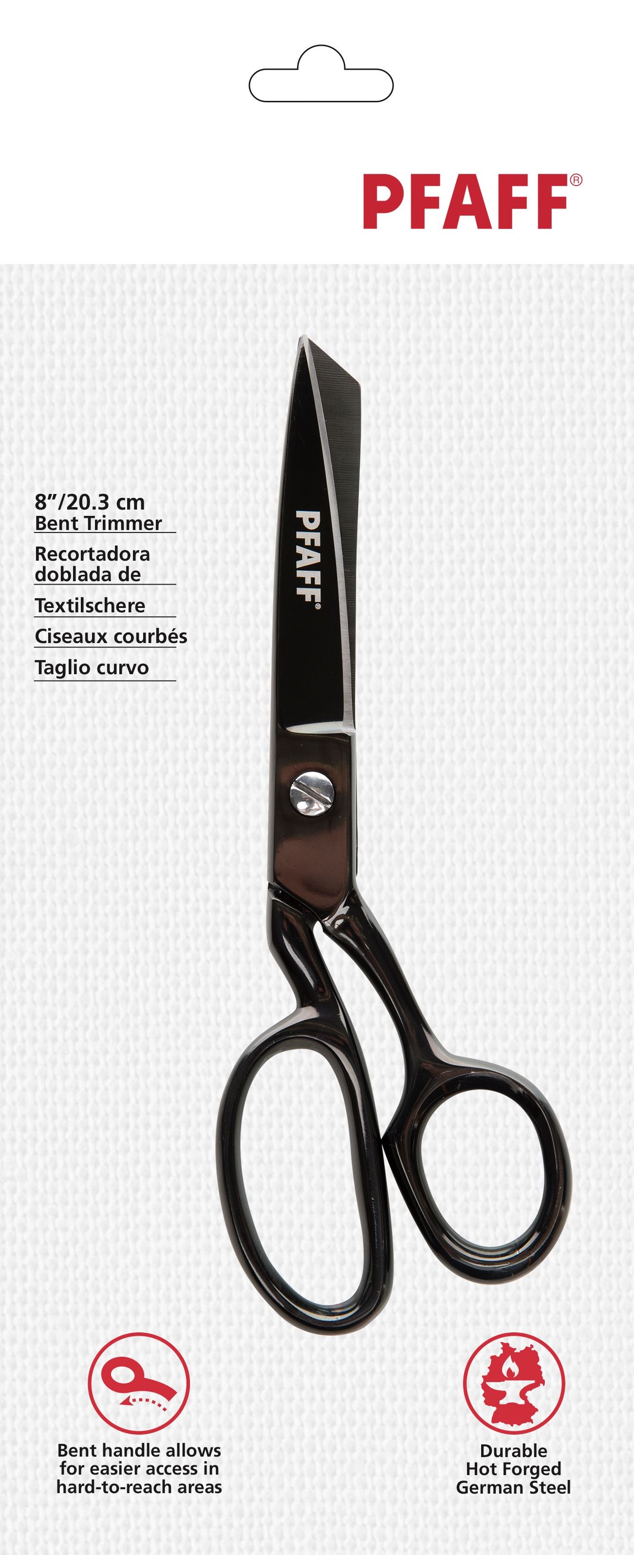 PFAFF 8"/20.3 CM BENT TRIMMER