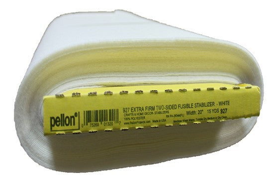 Pellon 927 Extra Firm Two Sided Fusible Stabilizer 20" White