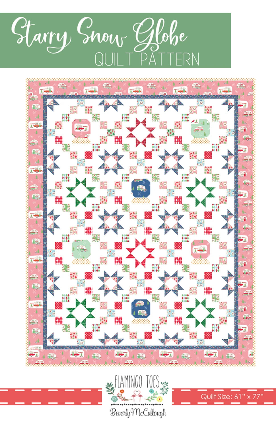 Starry Snowglobe Quilt Pattern