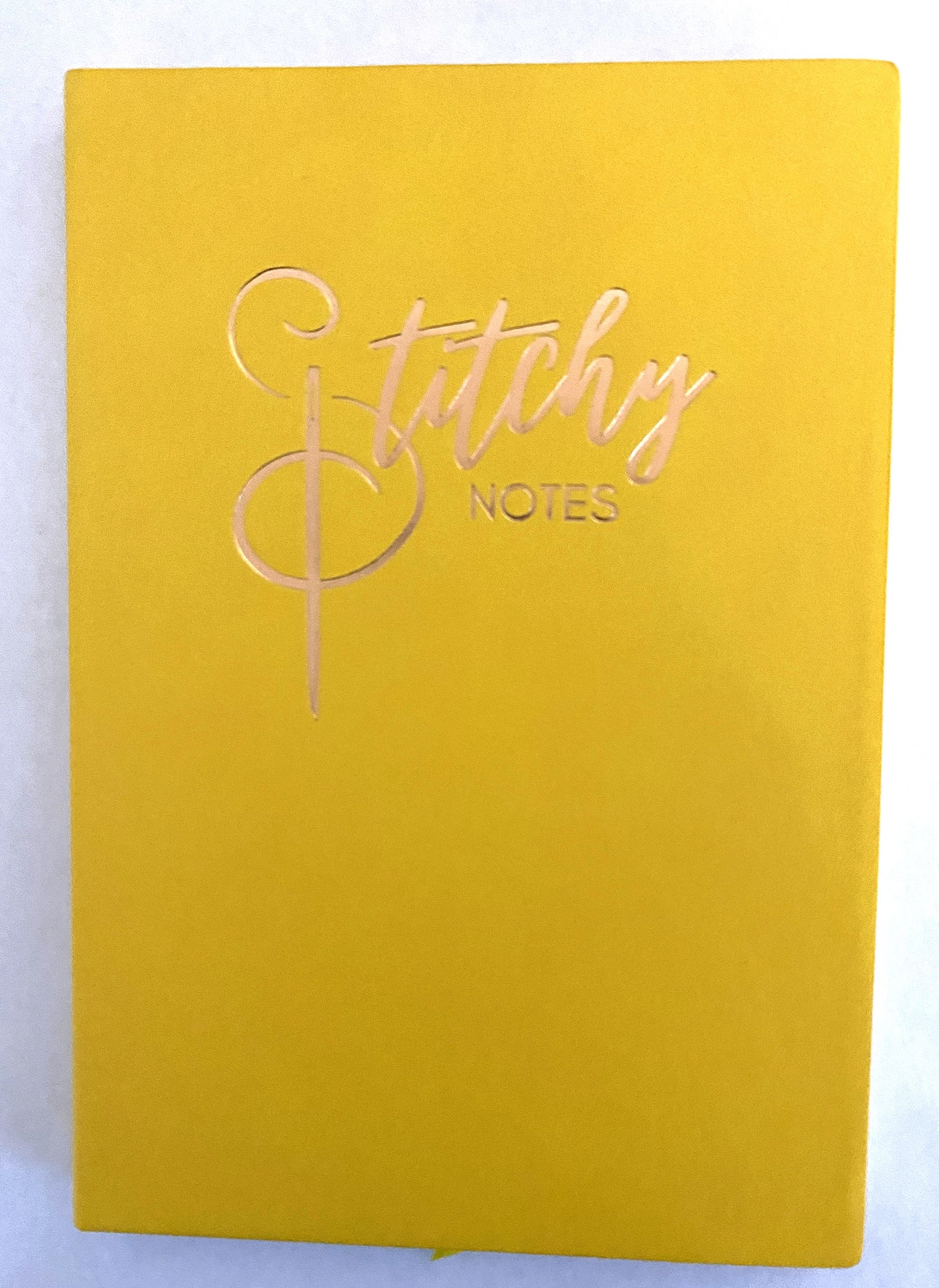 Stitchy Notes Notebook Yellow