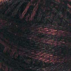 Valdani Pearl Cotton Size 8 Maroon Moss (O524)
