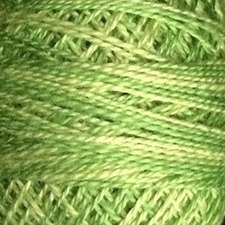 Valdani Pearl Cotton Size 12 Spring Greens (O19)
