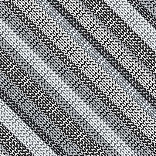 Love Ewe More Knitted Texture Stripe Gray