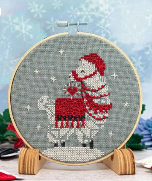 Counting Puddles - Snowflake Llama Ornament