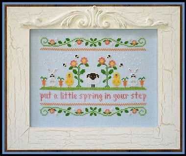 Country Cottage Needleworks - Spring in Your Step