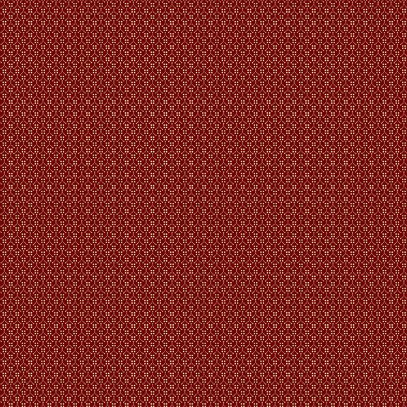 Cozy Christmas Tiny Dots Red