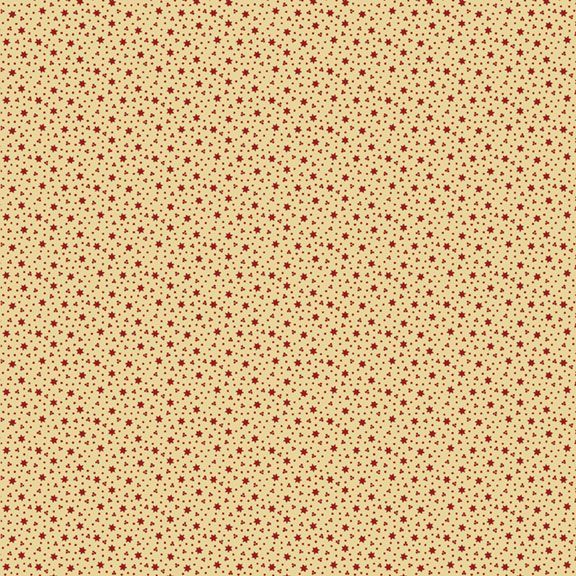 Cozy Christmas Tiny Stars Red