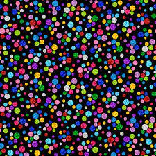 Tossed Gemstones Black