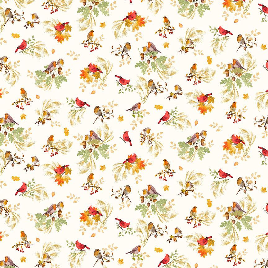 Gather With A Graceful Heart Cardinal Cream