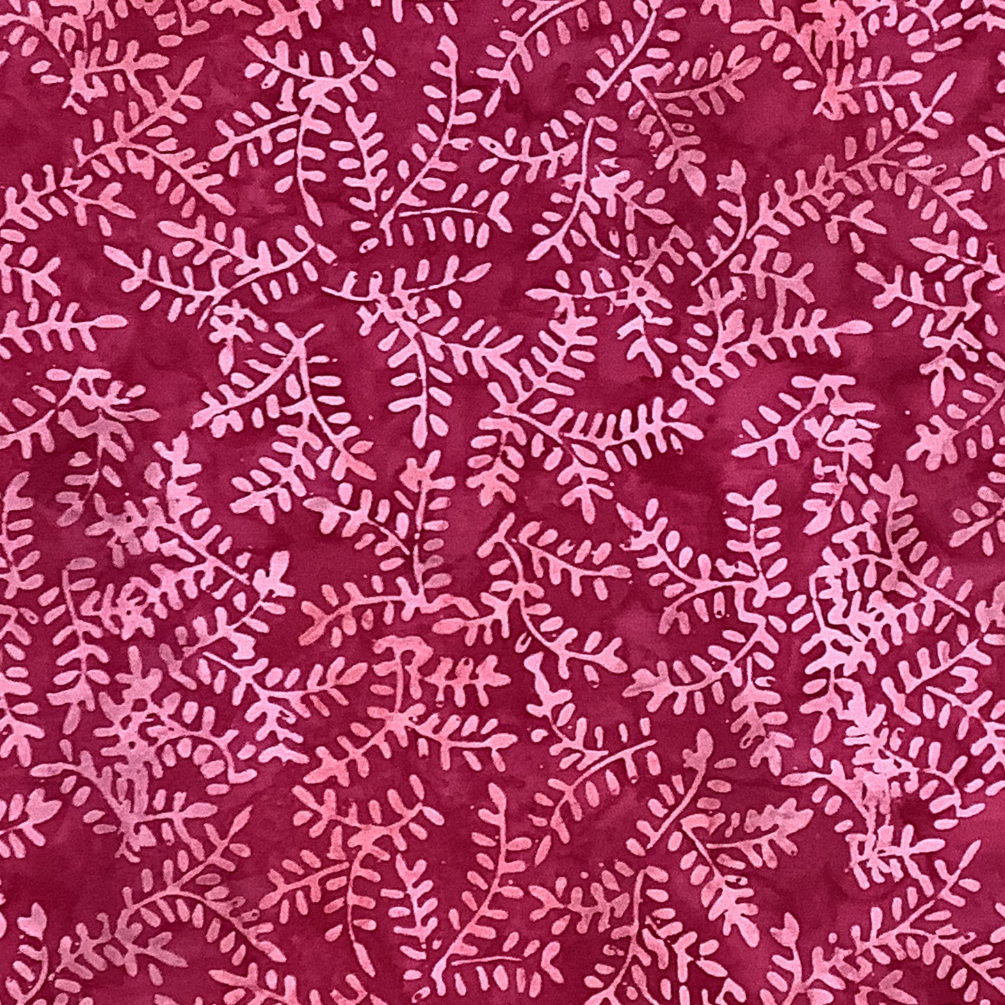 Batiks Raspberry Vines