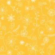 FQ Swirl Floral Yellow
