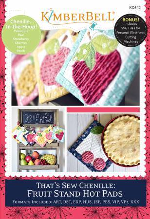 That's Sew Chenille Hot Pads CD Fruit Stand