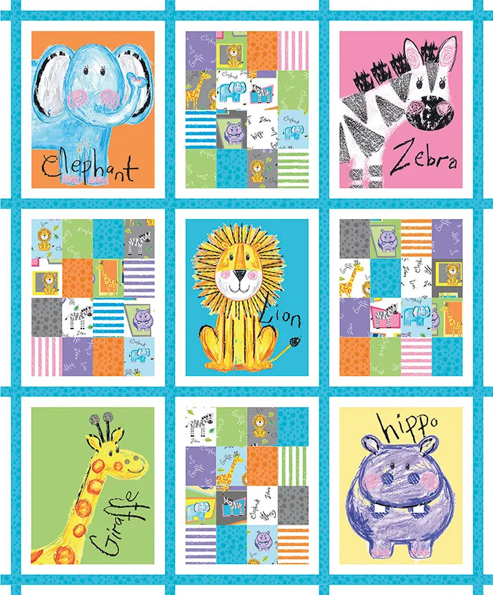 Crayola Colorful Friends Quilt Kit