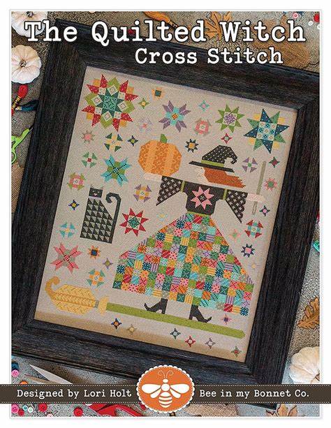 The Quilted Witch Cross Stitch Pattern