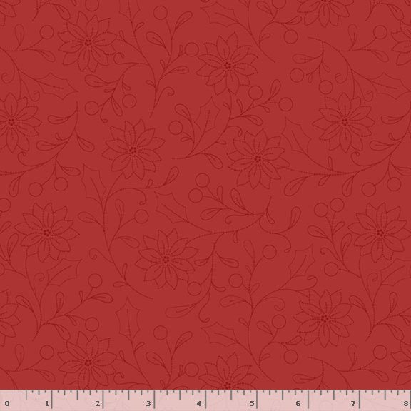 Make It Merry Dotted Floral Red