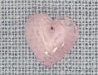 Mill Hill Glass Treasures - Medium Quartz Heart Pink (12100)