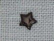 Mill Hill Glass Treasures - Small Flat Star Black (12221)
