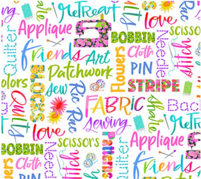 Quilt Retreat White Multi