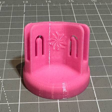 Purple Hobbies Pattern Stand Pink