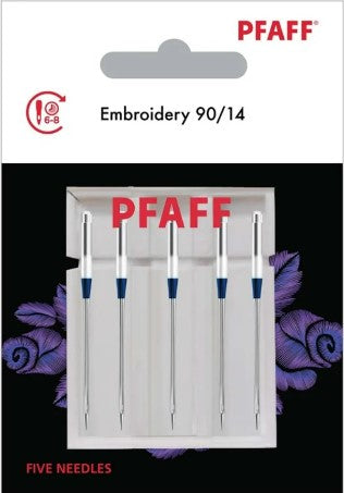 PFAFF Embroidery 90/14 Needles (5pk)