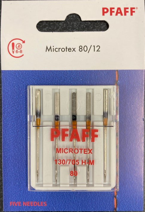 PFAFF Microtex 80/12 Needles (5pk)