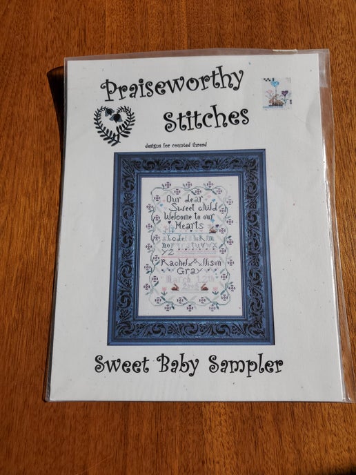 Praiseworthy Stitches - Sweet Baby Sampler