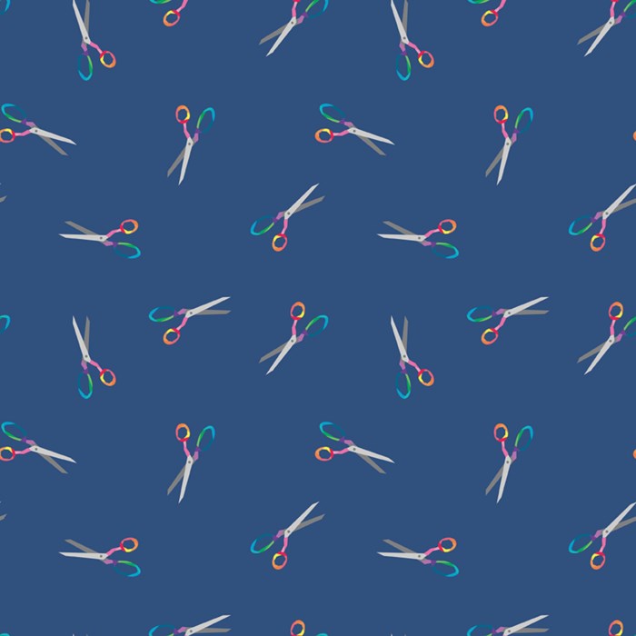 Snip Snip Coastal Blue