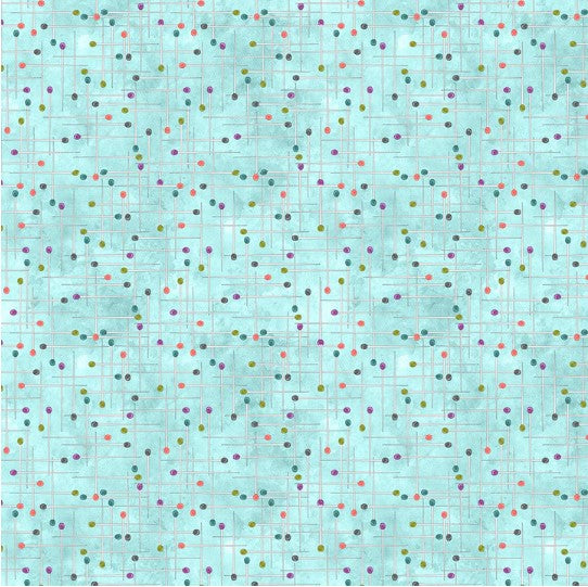 Sew Be It Quilt Fabric - Pins in Teal - 3022 32096 494 – Cary