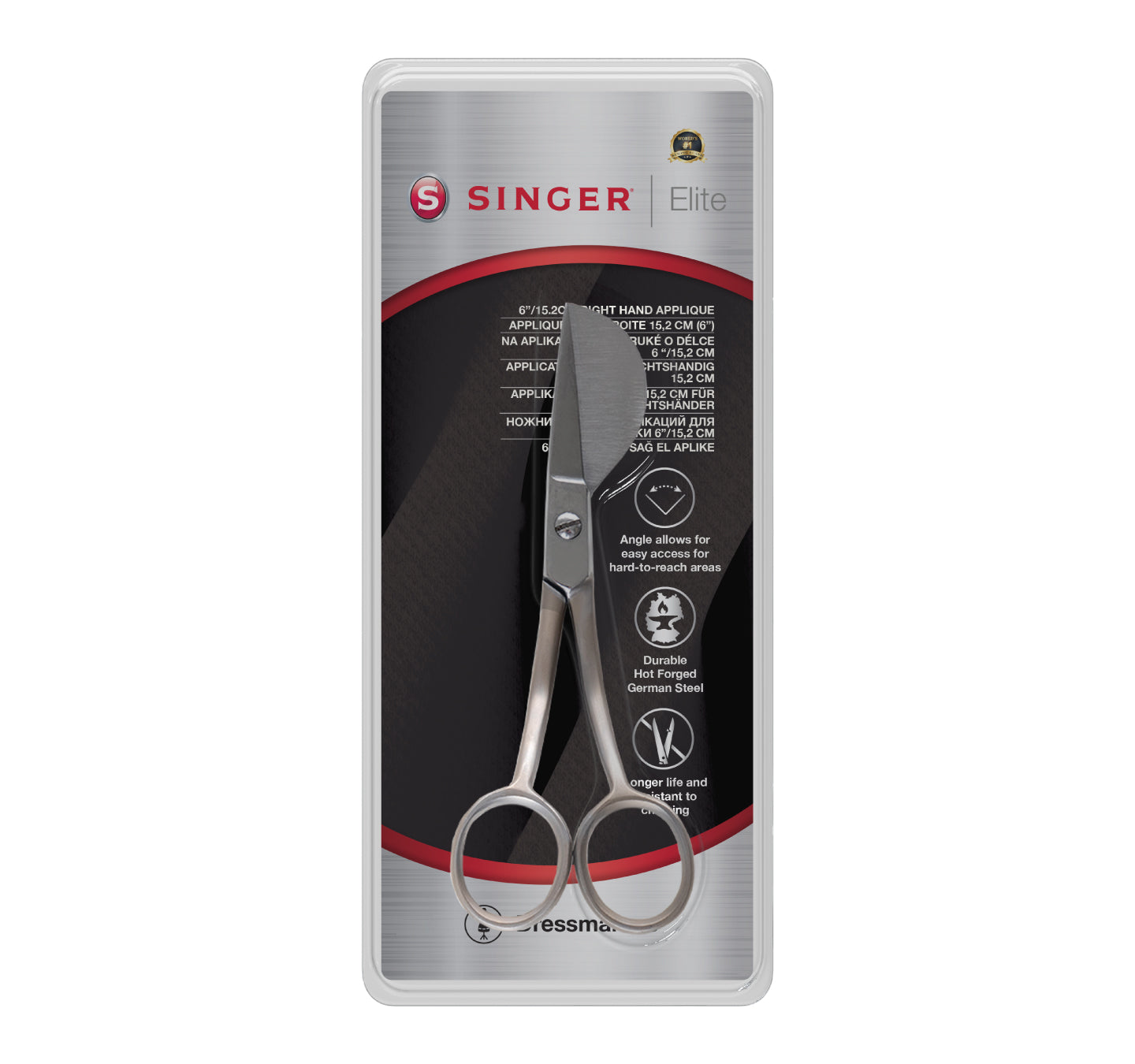 DUCK BILL APPLIQUE SCISSORS (6 in)