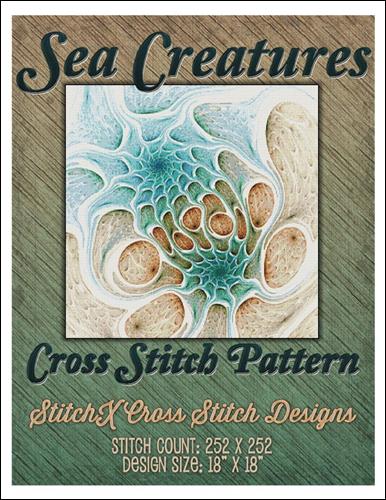 StitchX Cross Stitch - Sea Creatures Fractal