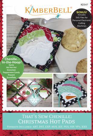 That's Sew Chenille Hot Pads CD Christmas