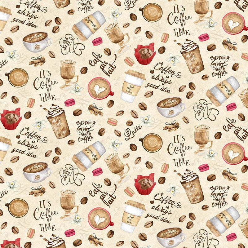 Just Brew it  - Coffee and muffins - Beige - CD2559