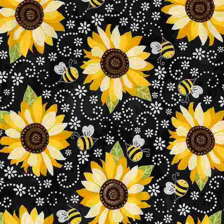 Sunflower & Bee Chalkboard