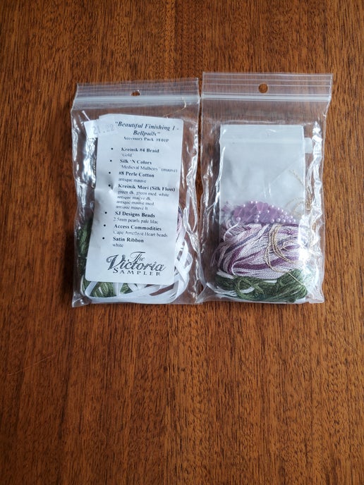 The Victoria Sampler - Beautiful Finishing 1 Bellpulls Embellishment pack