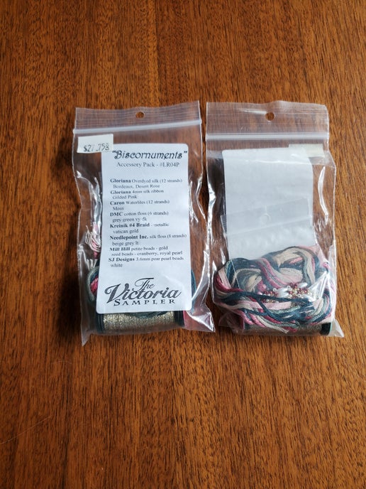 The Victoria Sampler - Biscornuments Embellishment pack