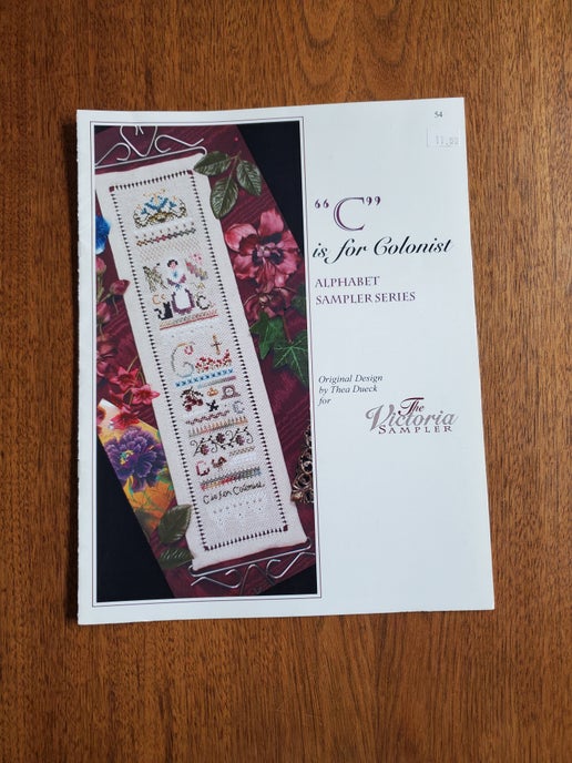 The Victoria Sampler - C is for Colonist (with embellishment pack)