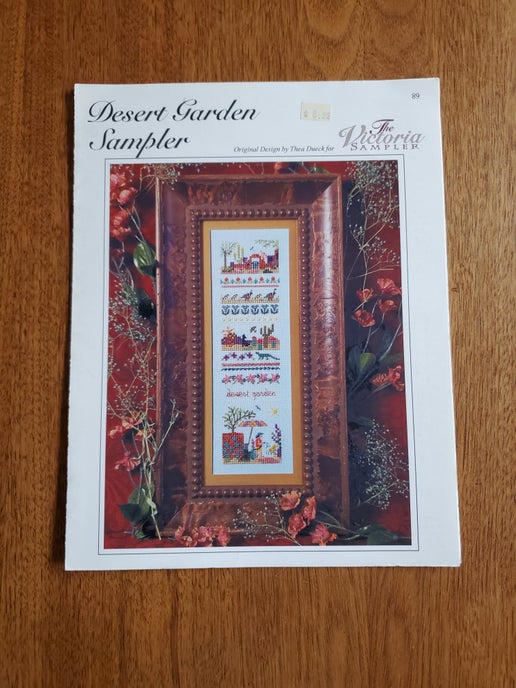 The Victoria Sampler - Desert Garden Sampler (with embellishment pack)